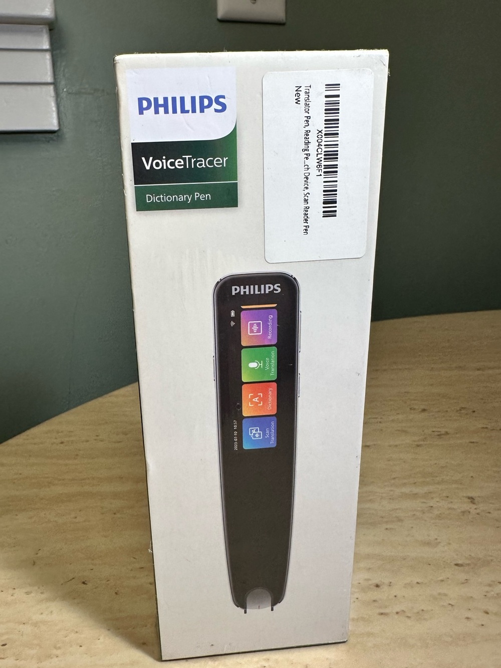 PHILIPS Voice Tracer Pen - Reading, Translation, Text to Speech (VTR7300) - NIB